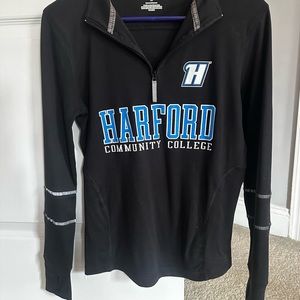 Harford Collage 1/4 Zip with Thumb Holes